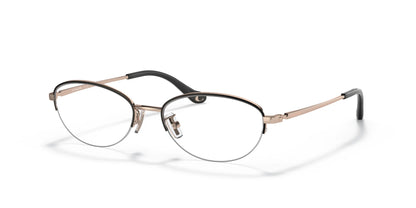 Coach HC5136 Eyeglasses Rose Gold / Black