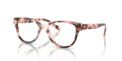Coach HC6153 Eyeglasses Rose Pearl Tortoise