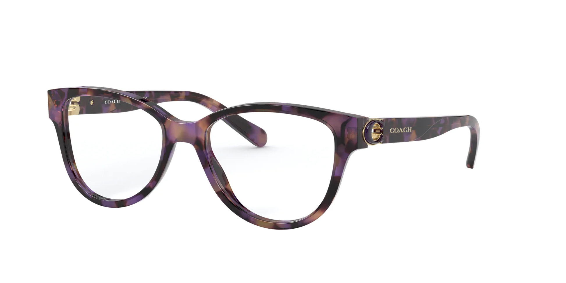 Coach HC6153 Eyeglasses Purple Tortoise