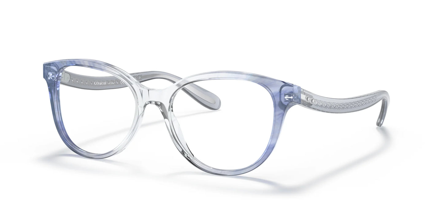 Coach HC6177 Eyeglasses Transparent Blue Ombre