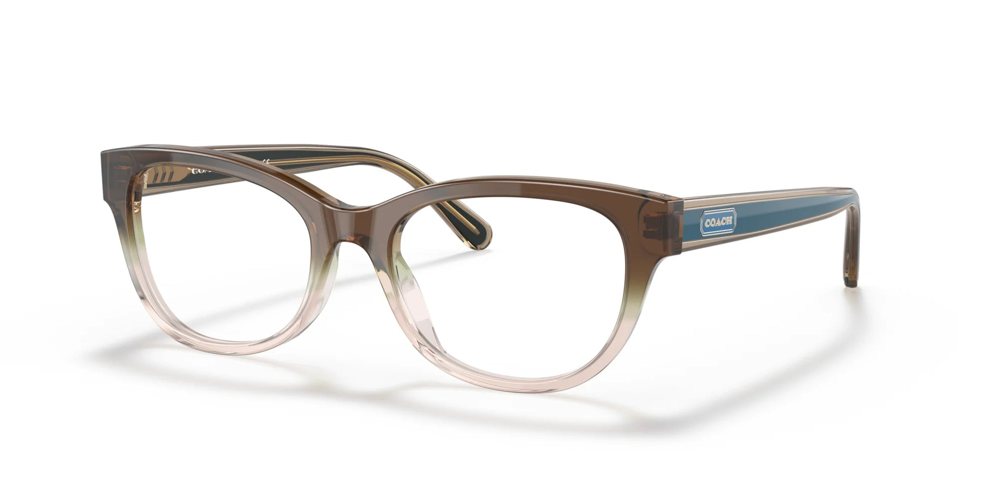 Coach HC6187 Eyeglasses Transparent Brown Gradient