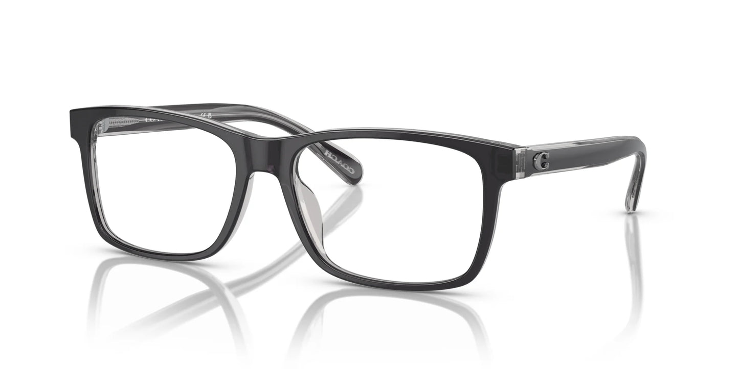 Coach HC6213U Eyeglasses Black / Transparent Grey