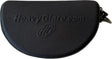 The Heavyglare Eyewear Hard Case is a black zippered protective case for sunglasses or eyeglasses, featuring the "HeavyGlare.com" logo embossed on the front.