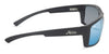 Hobie Eyewear Baja Sunglasses / Satin Black / Copper w. Sea Green Mirror Polarized (PC) / Size 64