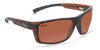 Hobie Eyewear Baja Sunglasses / Satin Brown Wood Grain / Copper Polarized (PC) / Size 64