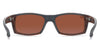 Hobie Eyewear Baja Sunglasses / Satin Black / Copper w. Sea Green Mirror Polarized (PC) / Size 64