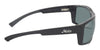 Hobie Eyewear Baja Sunglasses / Satin Black / Copper w. Sea Green Mirror Polarized (PC) / Size 64