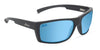 Hobie Eyewear Baja Sunglasses / Satin Black / Grey w. Cobalt Mirror Polarized (PC) / Size 64
