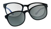 Hobie Eyewear BELLS Sunglasses | Size 53 / Satin Black / Cobalt Mirror