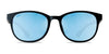 Hobie Eyewear BELLS Sunglasses | Size 53 / Satin Black / Cobalt Mirror