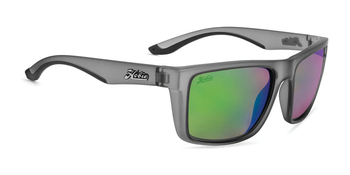 Hobie Eyewear COVE Sunglasses | Size 58 / Satin Crystal Grey / Sea Green Mirror