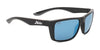 Hobie Eyewear COVE FLOAT Sunglasses | Size 58 / Satin Black / Cobalt Mirror
