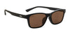 Hobie Eyewear CRESCENT Sunglasses | Size 52 / Satin Black / Copper