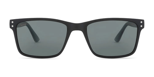 Hobie Eyewear FLATS Sunglasses / Size 53 / Satin Black / Grey