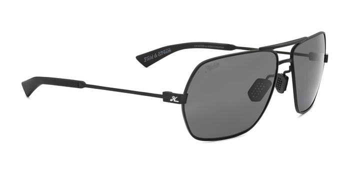Hobie Eyewear FRONTIER Sunglasses | Size 62 / Satin Black / Grey