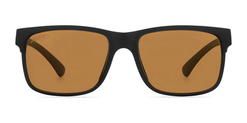 Hobie Eyewear HUNTINGTON Sunglasses / Size 65 / Satin Black / Copper