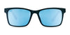 Hobie Eyewear LENNOX Sunglasses | Size 54 / Satin Black / Cobalt Mirror