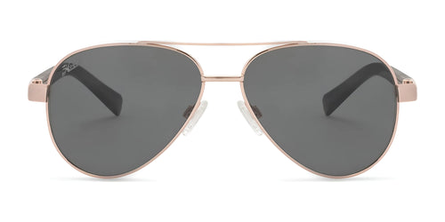 Hobie Eyewear LOMA Sunglasses / Size 54 / Shiny Rose Gold / Grey