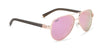 Hobie Eyewear LOMA Sunglasses | Size 54 / Shiny Rose Gold / Pink Mirror