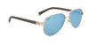Hobie Eyewear LOMA Sunglasses | Size 54 / Shiny Rose Gold / Cobalt Mirror