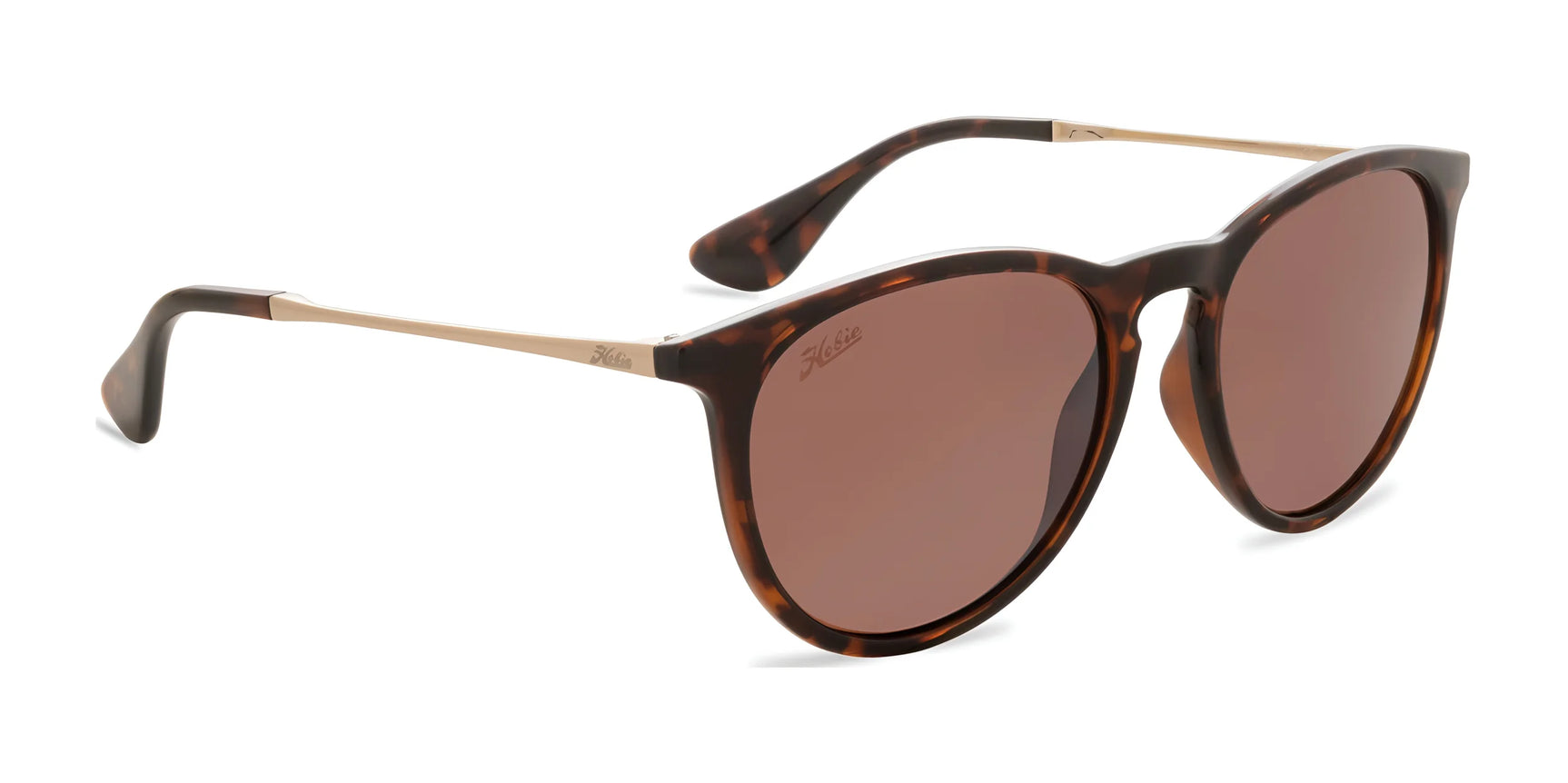 Hobie Eyewear MAYWOOD Sunglasses Shiny Tortoise / Gold / Copper w/ Flash