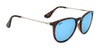 Hobie Eyewear MAYWOOD Sunglasses | Size 54 / Shiny Tortoise/Gold / Cobalt Mirror