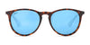 Hobie Eyewear MAYWOOD Sunglasses | Size 54 / Shiny Tortoise/Gold / Cobalt Mirror