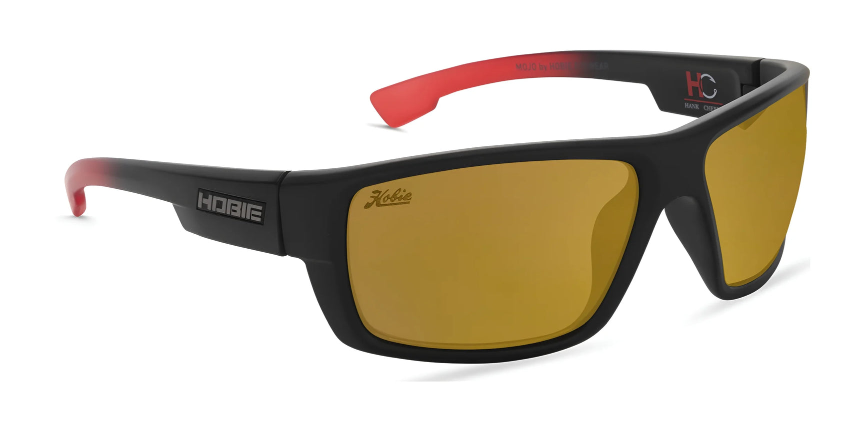 Hobie Eyewear HANK CHERRY MOJO FLOAT Sunglasses Satin Black / Red / Sightmaster Plus