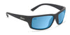 Hobie Eyewear SNOOK FLOAT Sunglasses | Size 63 / Satin Black / Cobalt Mirror