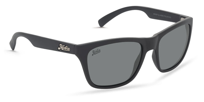 Hobie Eyewear WOODY Sunglasses / Satin Black / Grey Polarized (PC) / Size 58