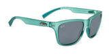 Hobie Eyewear WOODY SPORT Sunglasses Satin Crystal Teal / Grey w/ Flash