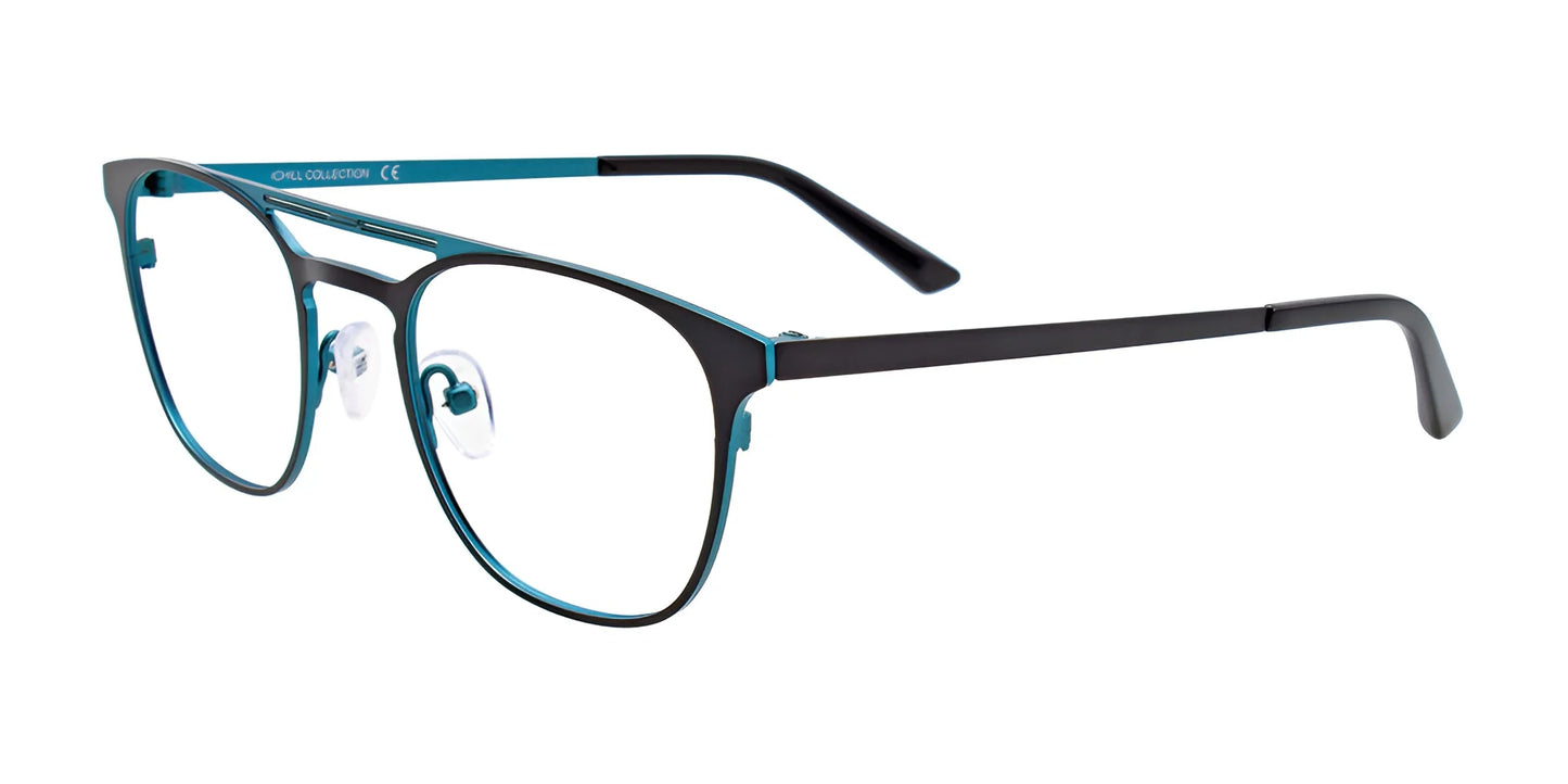 iCHILL C7005 Eyeglasses Matt Black & Teal