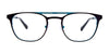 iCHILL C7005 Eyeglasses | Size 48 / Matt Black & Teal