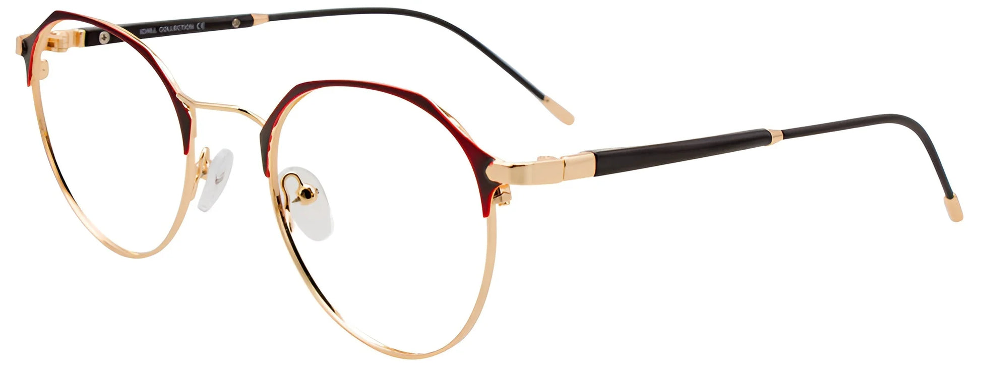 iCHILL C7022 Eyeglasses Dark Red & Gold