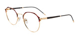 iCHILL C7022 Eyeglasses Dark Red & Gold