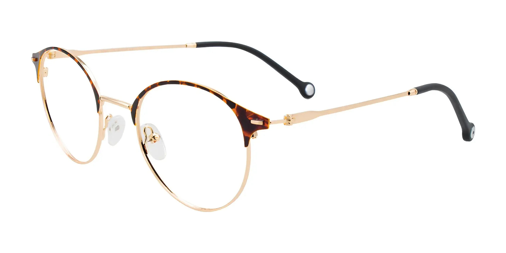 iCHILL C7025 Eyeglasses Demi Amber & Gold