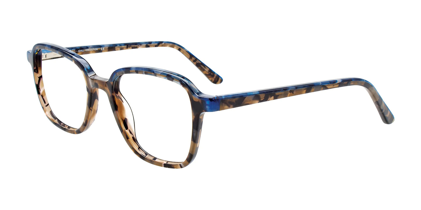 iCHILL C7028 Eyeglasses Demi Brown & Demi Blue