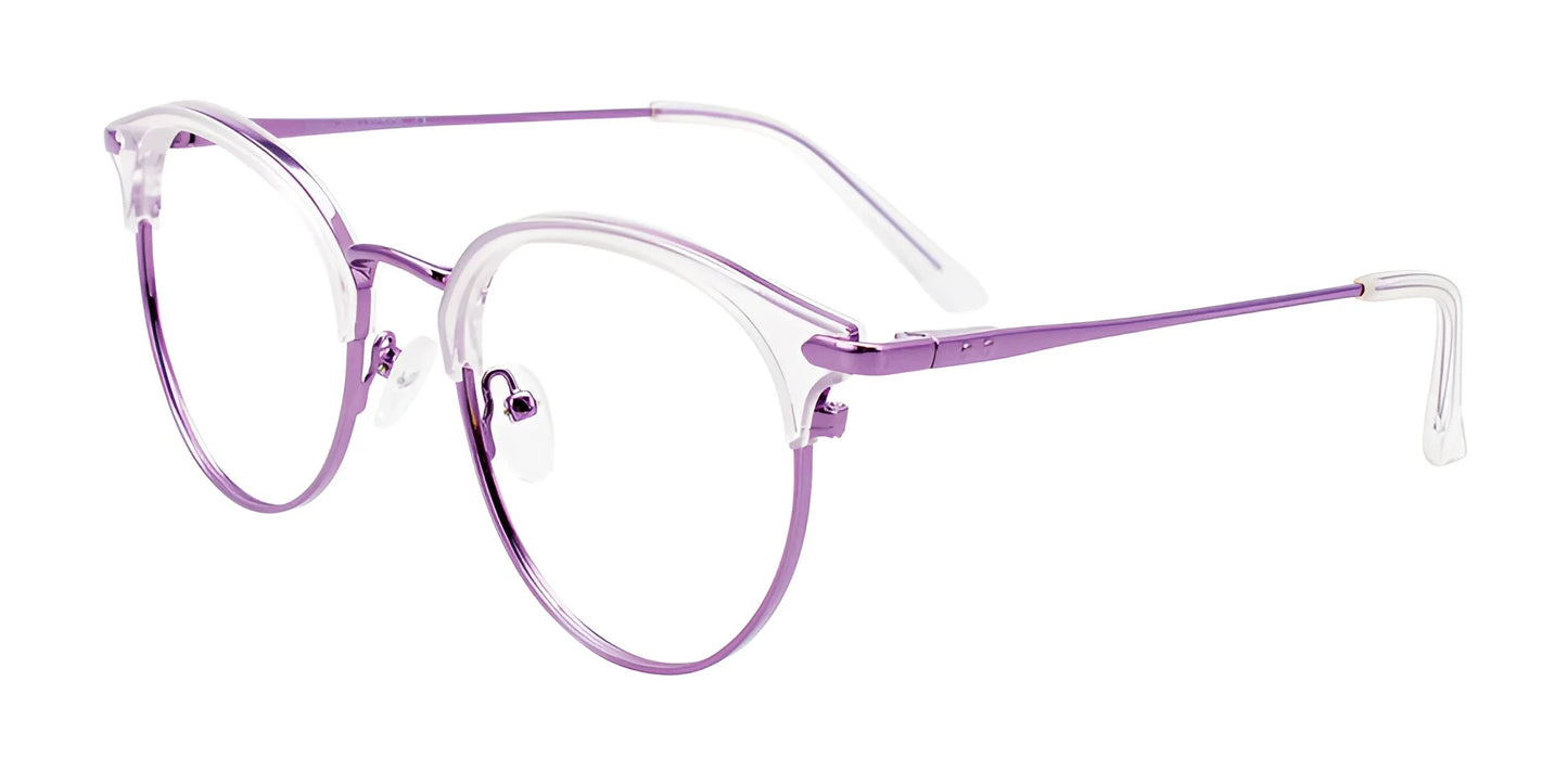 iCHILL C7038 Eyeglasses Shiny Purple & Crystal