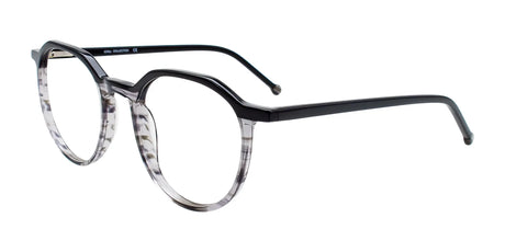 iCHILL C7039 Eyeglasses Black & Grey Lines