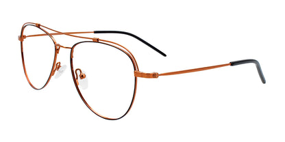 iCHILL C7042 Eyeglasses Satin Black & Shiny Copper