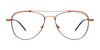 iCHILL C7042 Eyeglasses | Size 54 / Satin Black & Shiny Copper