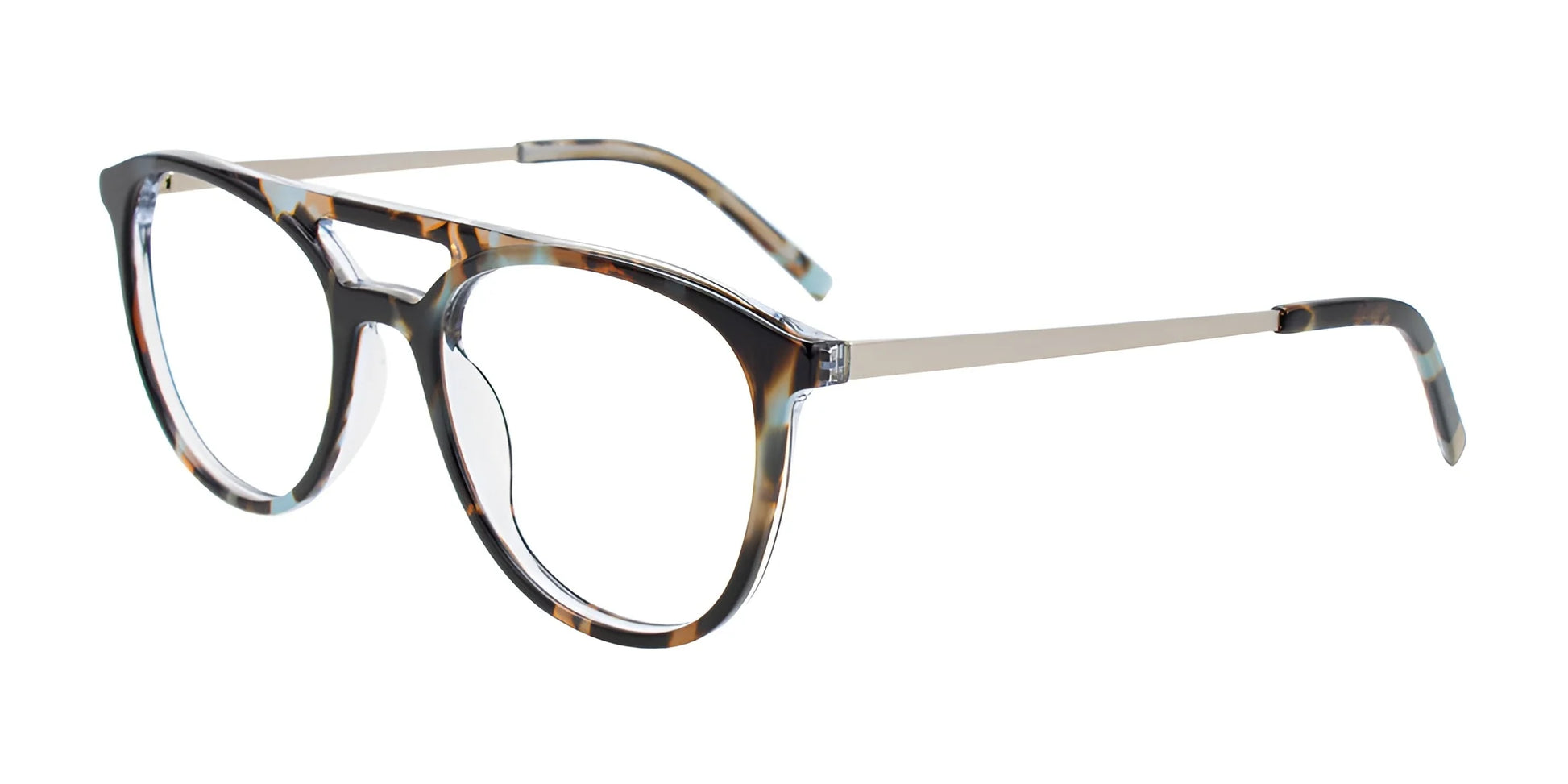 iCHILL C7043 Eyeglasses Demi Blue / Satin Silver