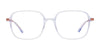 iCHILL C7048 Eyeglasses | Size 52 / Crystal & Steel