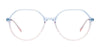 iCHILL C7051 Eyeglasses | Size 55 / Grad Tr Blue & Pnk/Sat Lt Blue