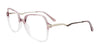 iCHILL C7053 Eyeglasses | Size 51 / Grad Tr Plum & Crystal/Steel