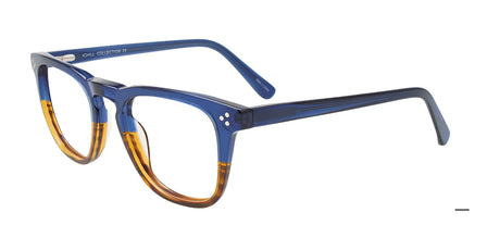 iCHILL C7059 Eyeglasses Transparent Blue & Transparent Striped Brown