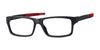 JBX AXEL Eyeglasses | Size 51 / Black/Red