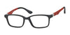 Jelly Bean JB161 Eyeglasses | Size 45 / Black/Red