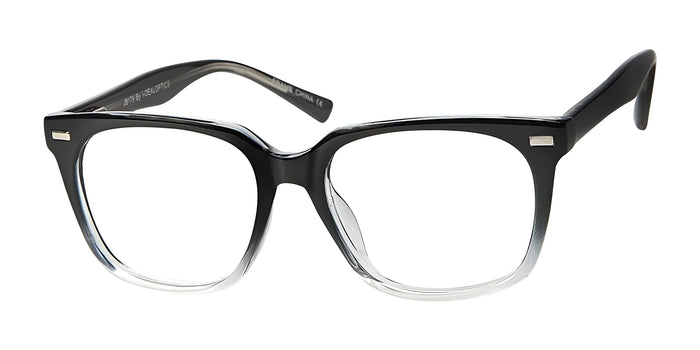 Jelly Bean JB179 Eyeglasses | Size 46 / Black / Crystal