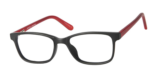 Jelly Bean JB182 Eyeglasses / Size 48 / Matte Black/Red